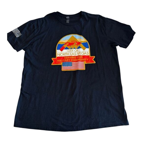 Gildan North Las Vegas Men’s Crewneck T-Shirt Sz XL - Picture 2 of 6